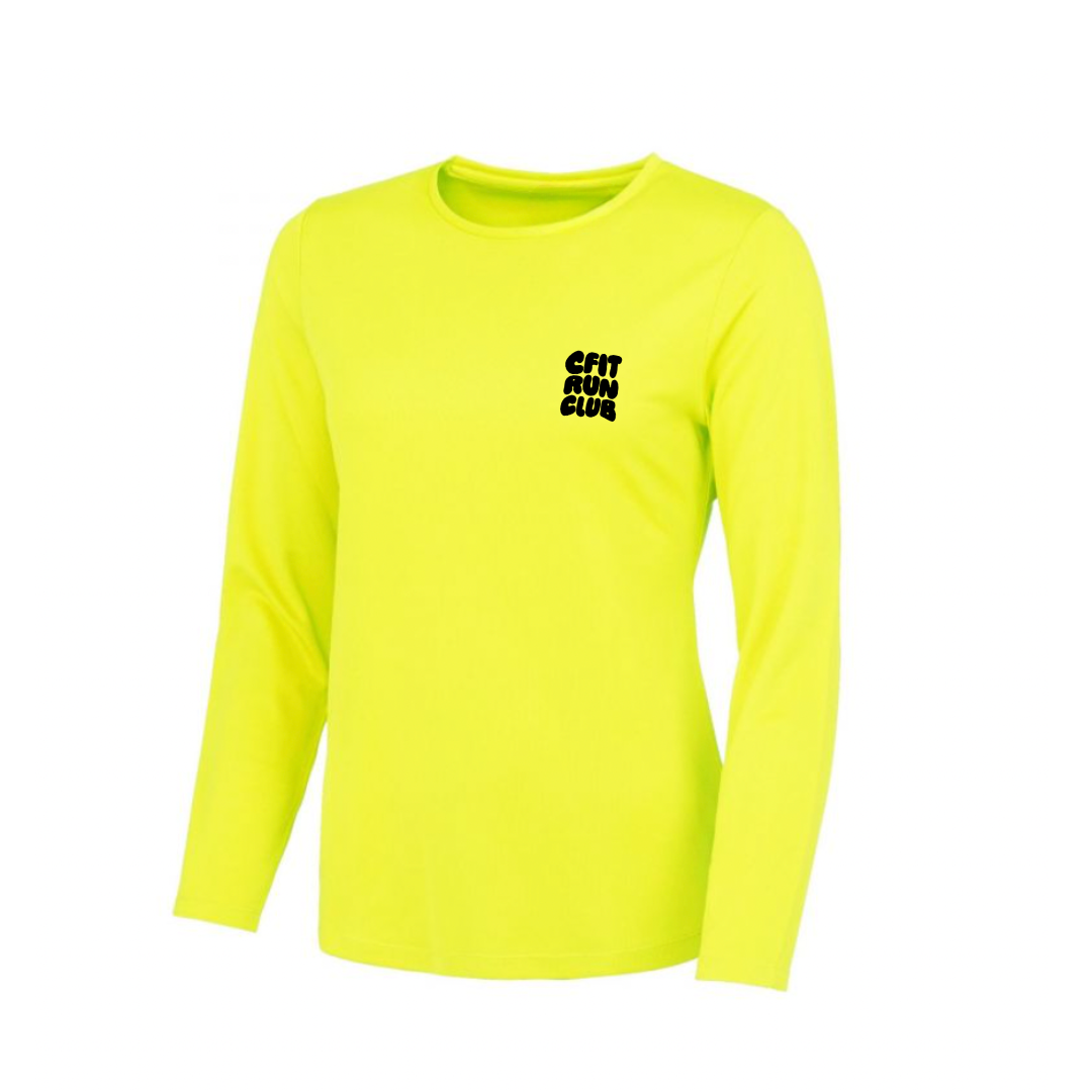 CFIT Run Club Long Sleeve (Neon Yellow)